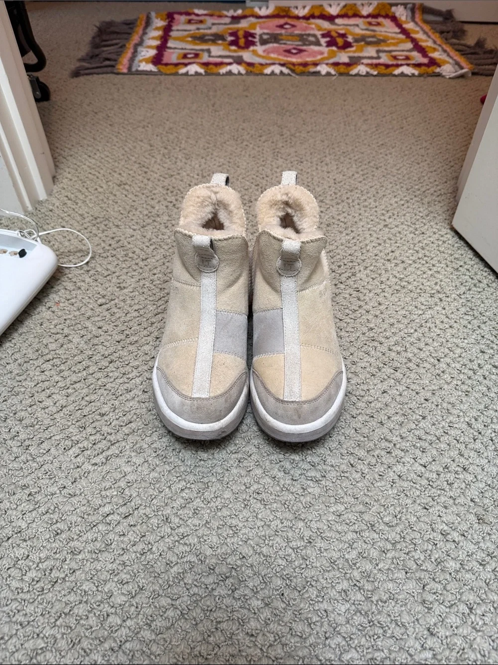 decker x Labs  Slip-On Women’s Booties in Beige